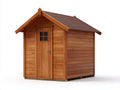 Casetas de jardín de madera 230x180x225 cm marrón - diseño rústico con puerta y ventana